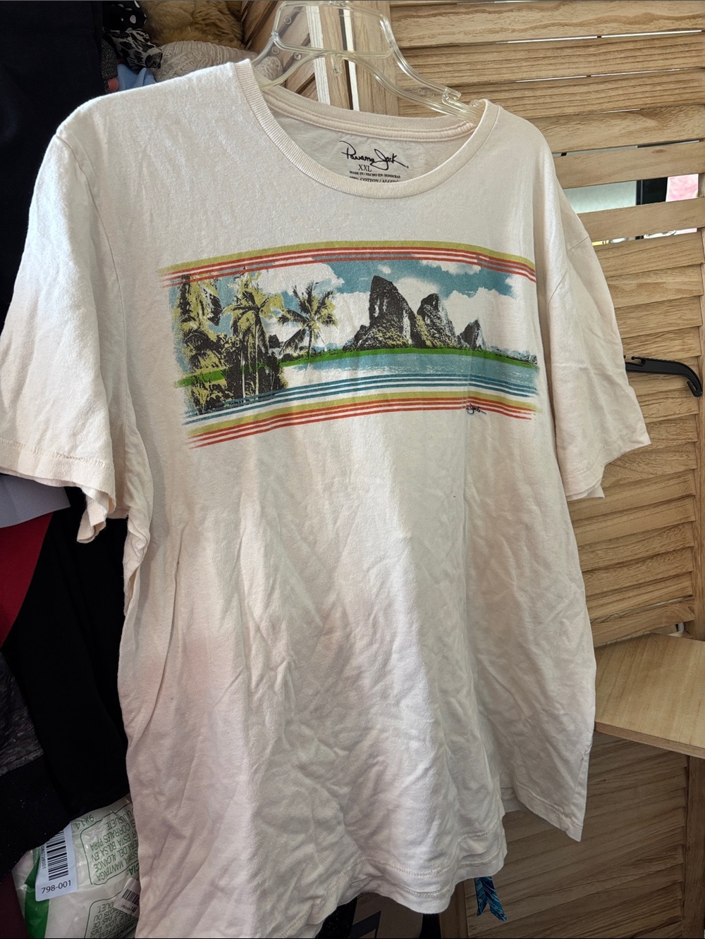 Panama Jack  Short-Sleeve Graphic Tee with Tropical Print XXL